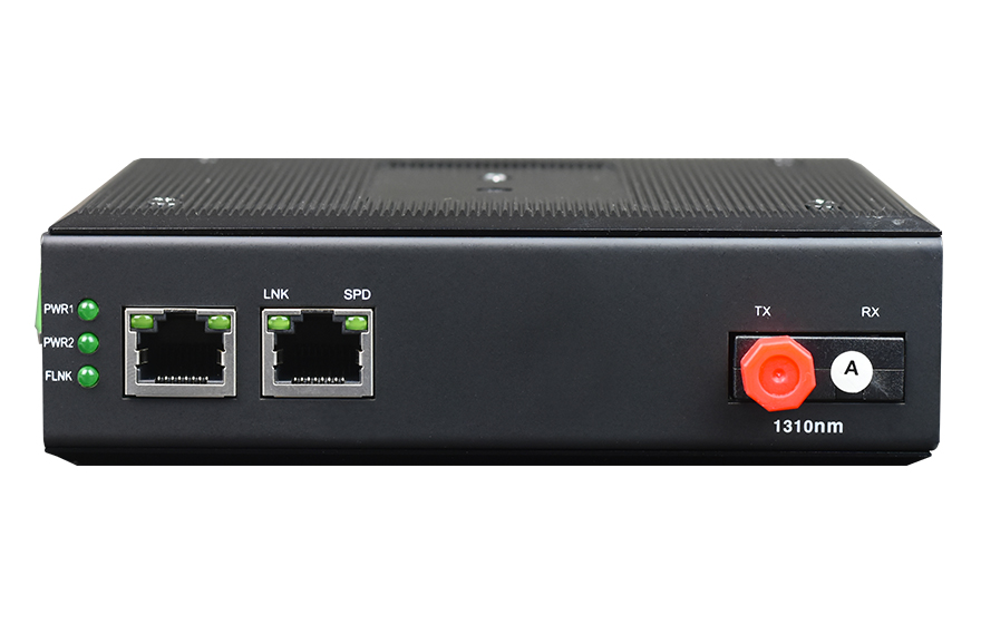 HJCA16海角官网科技-非网管 工业级1路百兆以太网  光纤收发器