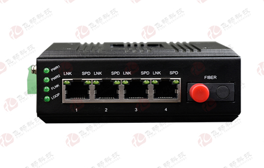 HJCA16海角官网科技-4路百兆以太网电口转1路百兆光口工业级91海角社区下载