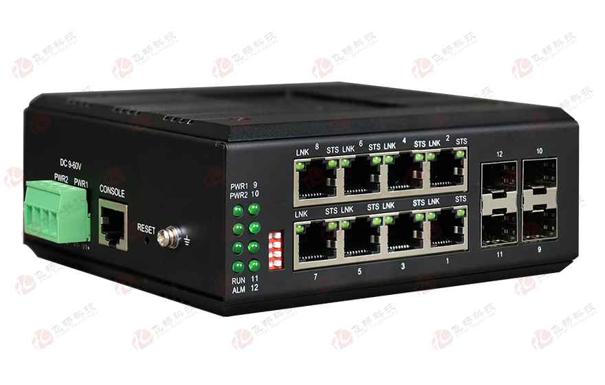 HJCA16海角官网科技-环网型 8千兆电口+4路千兆光口 91海角社区下载