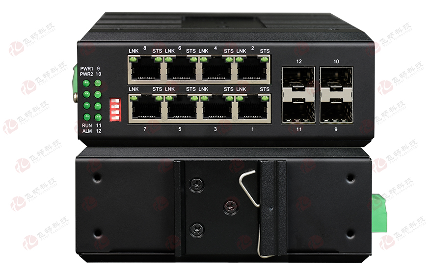 HJCA16海角官网科技-环网型 8千兆电口+4路千兆光口 91海角社区下载