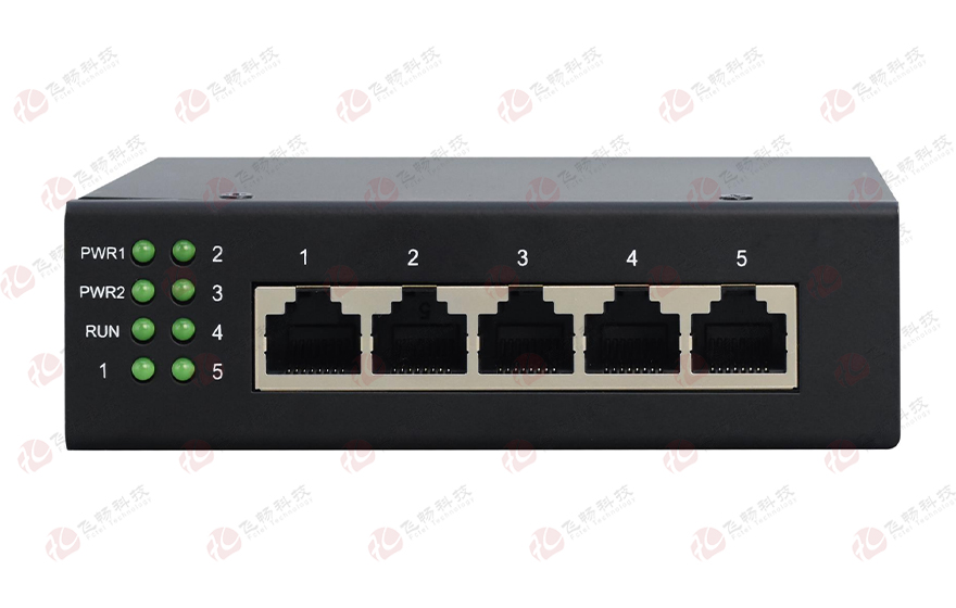 HJCA16海角官网科技-工业轨式钢壳 5路百兆电 91海角社区下载